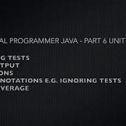 Tutorial Practical Programmer Java IntelliJ IDEA Part 6 Unit Testing