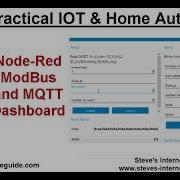 Node Red ModBus And MQTT Dashboard