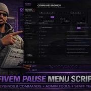 Advanced FiveM Pause Menu Full Featured UI With Admin Control Multi Language Support More