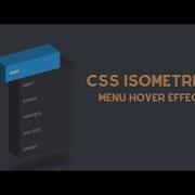 CSS Isometric Menu Hover Effects Pure Html CSS 3D Menu TechWeb