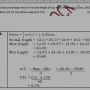 Approximation And Error KCSE 2025 Prediction