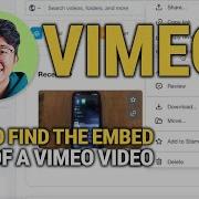 How To Find The Embed Code Of A Vimeo Video EASY Guide