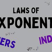 Laws Of Exponents Powers Indices