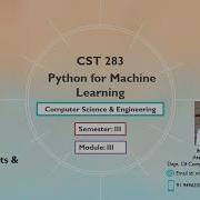 KTU CS283 Python For Machine Learning