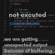 Problem Of Scanf Input Buffers Shorts Cprogramming Ctutorials