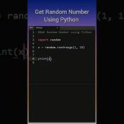 Display Random Number Using Python Python Programming