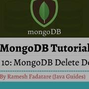 MongoDB Tutorial 10 MongoDB Delete Document