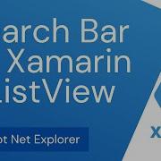 Searching In ListView Using Xamarin Forms Search Bar SearchView Filter Data From ListView