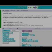 Code Org Lesson 5 Variables