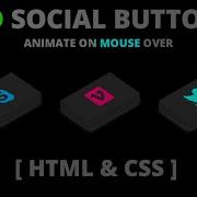CSS 3D Social Media Icons Hover Effects Isometric Icons Webkit Coding