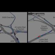 Newbury Vision Conference 2017 Robin Hood Roundabout Traffic Simulation