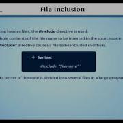 File Inclusion Preprocessor Learn C Programming Learning C Language