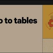 Intro To Tables Coda 101
