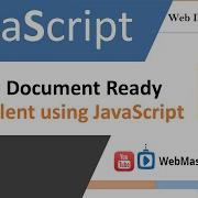 JQuery Document Ready Equivalent Using JavaScript