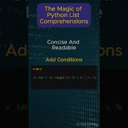 Python List Comprehensions Python Programming Python For Beginners