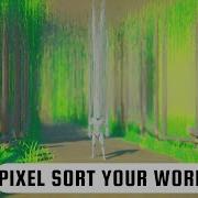 Эффект сортировки пикселей материал постобработки UE4