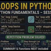 Python Fundamentals Session 5 Loops In Python