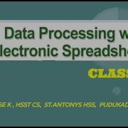 XI CA CH3 DATA PROCESSING WITH SPREADSHEET CLASS 3