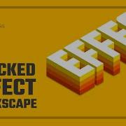 3D Stacking Text Effect Inkscape Tutorial