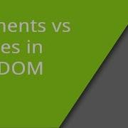 Nodes Versus Elements In The DOM