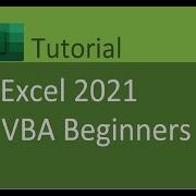 Excel 2021 VBA Beginners Tutorial