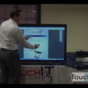 TouchIt Interactive LED LCD Screen Touch It Smartboard Whiteboard Review And General Demo