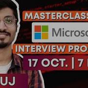 Masterclass On Microsoft Interview Problem