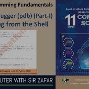 Python Debugger Pdb Debugging Python Code From The Shell HSSC I Computer Science F B I S E