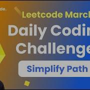 Simplify Path Leetcode 71 March Day 14 Stack Optimal Solution