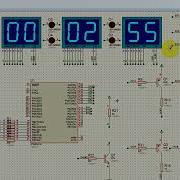 Clock Simulation By Proteus