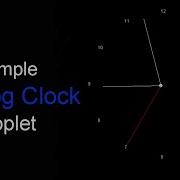Simple Analog Clock In Java Applet