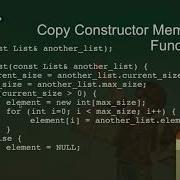 Lecture 13 2 Dynamic Array As Member Variable Copy Constructor