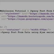 Jquery Insert Form Data Using Ajax Serialize Method With Php Mysql
