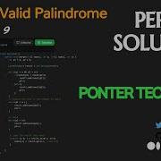 DSA 1 Valid Palindrome Using Two Pointer Technique Leetcode9 Java Topinterviewquestions