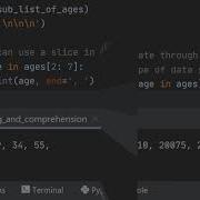 Python 033 Slicing Lists And Comprehensions