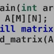 Short Lecture 10 C Program Random Matrix On Stack