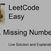 268 Missing Number Leetcode Easy