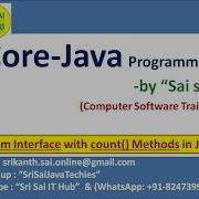 Java Stream API With Count Method Java8 Stream Interface Java Util Stream Pkg 422