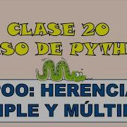 HERENCIA SIMPLE Y MÚLTIPLE En Python Curso De Python Desde CERO