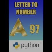Python How To Convert Letters To Numbers