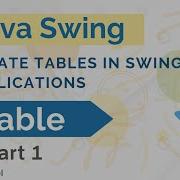 JTable In Swing Java Create Window Application Hindi