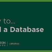 How To Find A Database