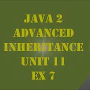 TCH322 Java 2 Unit 11 Exercise 7