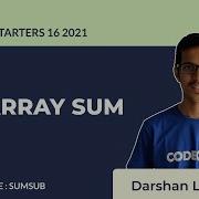 SUBARRAY SUM SUMSUB October Starters 16 Problem Solution CodeChef