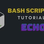 Basic Bash Scripting Title ECHO