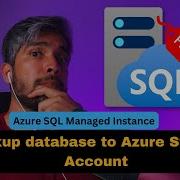Azure SQL Managed Instance Backup Database To Azure Storage Account
