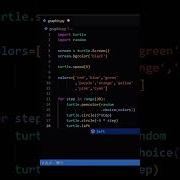 Python Turtle Graphics Python Shortsvideo Programming Pythonturtle Coding Learnpython