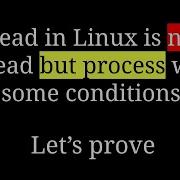 Thread Is Not A Thread In C C Linux