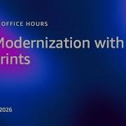 App Modernization With CDK Blueprints Serverless Office Hours