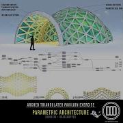 Triangulated Frame Arched Pavilion Structure Exercise Grasshopper Rhino Parametric Architecture